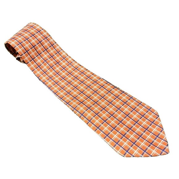 Lauren Ralph Lauren Green Label Plaid Checks Silk Men’s Neck Tie Made In USA - Picture 5 of 11